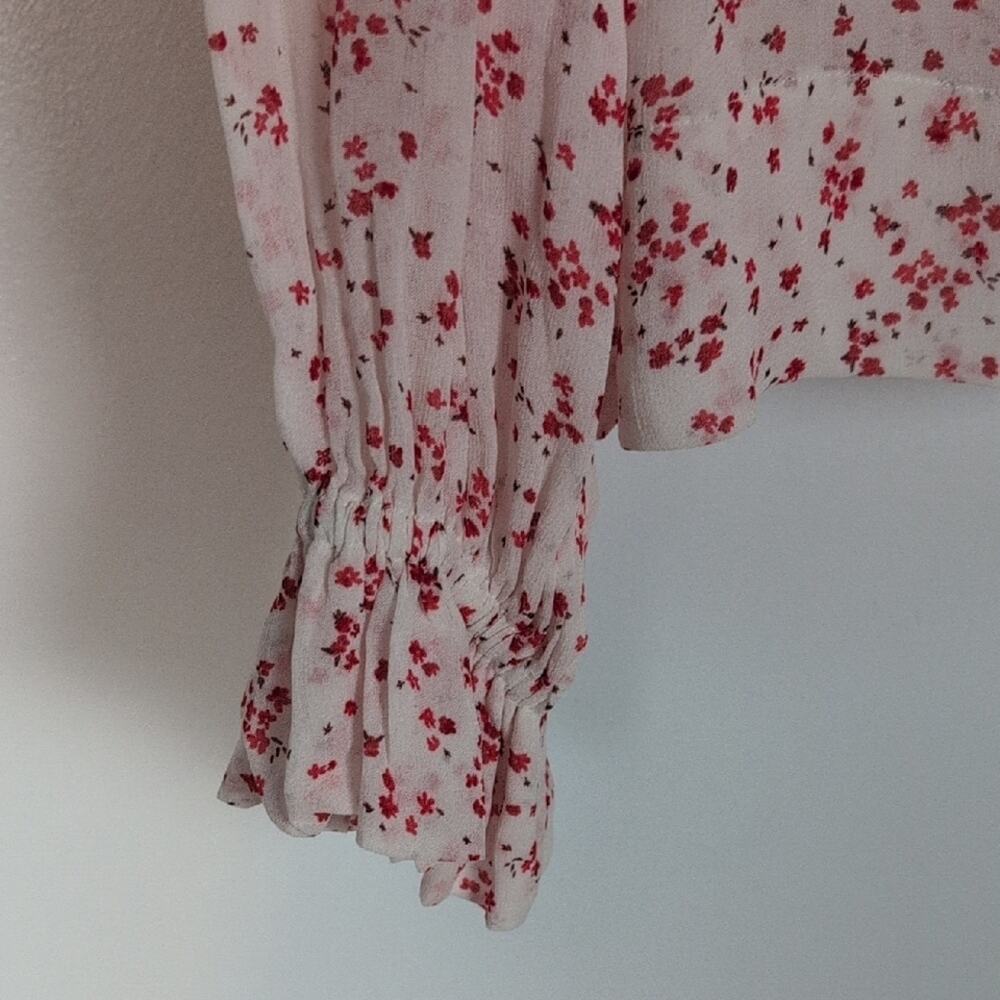 Ganni Sheer Floral Top - Picture 3 of 15